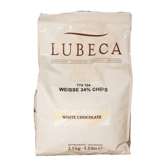 Шоколад білий Lubeca WEISSE 34% 1 кг