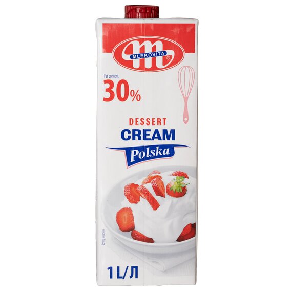 Сливки Smietanka Mlekovita 30% 1 л, изображение 4
