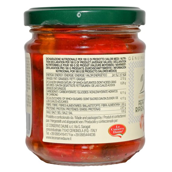 Перчик фаршированный тунцом "Peperoncini Ripieni di Tonno" A Pero 180 г, изображение 4