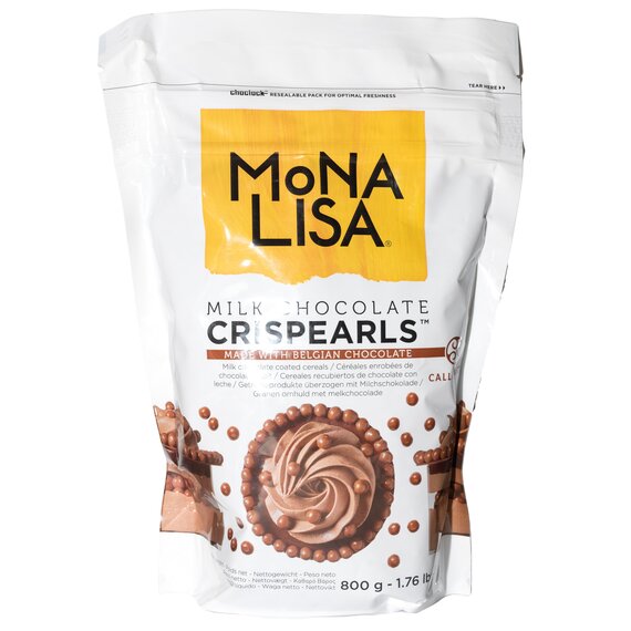 Декор із Молочного шоколаду callebaut Mona Lisa Crispearls Milk 200 г