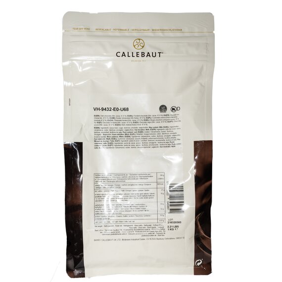 Термостабільний шоколад у формі дропсів Callebaut drops S 1 кг, зображення 2