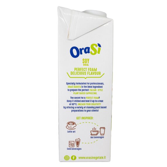 Соєве молоко Orasi Barista 1 л, зображення 2 Соєве молоко Orasi Barista 1 л, зображення 2