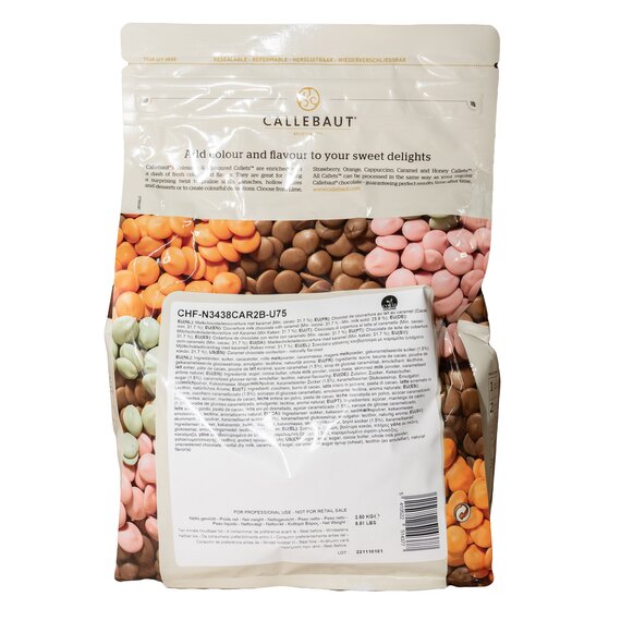 Молочный шоколад со вкусом карамели Callebaut Caramel 2.5 кг, изображение 3