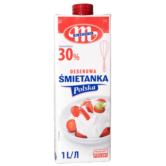 Сливки Smietanka Mlekovita 30% 1 л