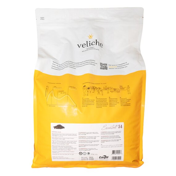 Черный шоколад VELICHE DARK ESSENTIAL 54% 10 кг, изображение 5
