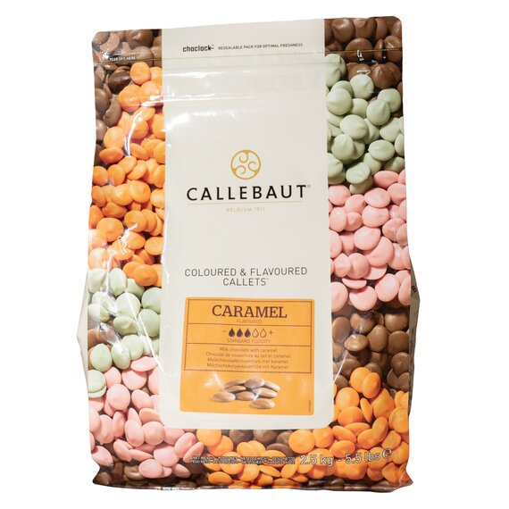 Молочний шоколад зі смаком карамелі Callebaut Caramel 500 г