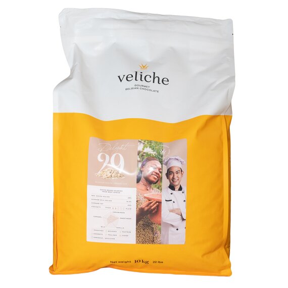 Білий шоколад VELICHE WHITE DELIGHT 29% 1 кг