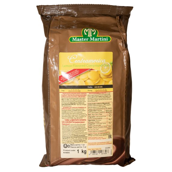 Глазур лимонна Centramerica Master Martini 1 кг, зображення 3 Глазур лимонна Centramerica Master Martini 1 кг, зображення 3