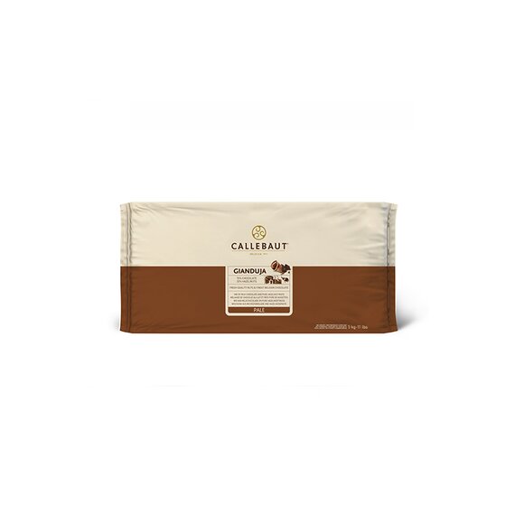 Паста джандуйо з молочного шоколаду та пасти з фундуку Callebaut Pale gianduja 5 кг