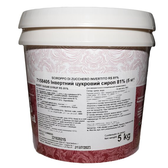 Инвертный сахарный сироп (тримолин) Laped 81% 5 кг, изображение 2