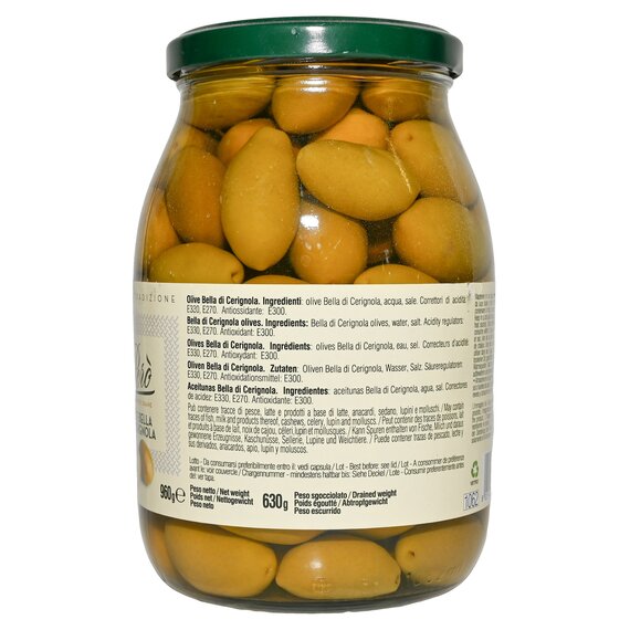 Оливка зелена Bella di Cerignola 2G 1 кг, зображення 2