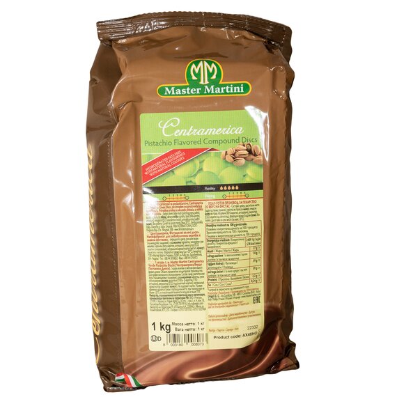 Глазур фісташкова Centramerica Master Martini 1 кг, зображення 2 Глазур фісташкова Centramerica Master Martini 1 кг, зображення 2