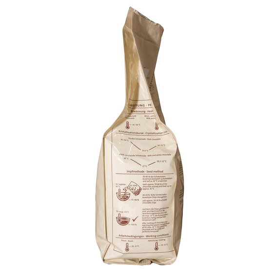 Білий шоколад Lubeca WEISSE 34% 2.5 кг, зображення 3