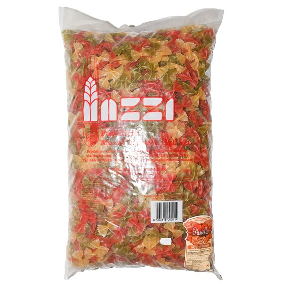 Паста Метелики кольорові Pastello Farfalloni 3 col 5 кг