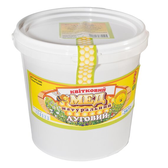 Мед натуральний квітковий луговий 1.35 кг