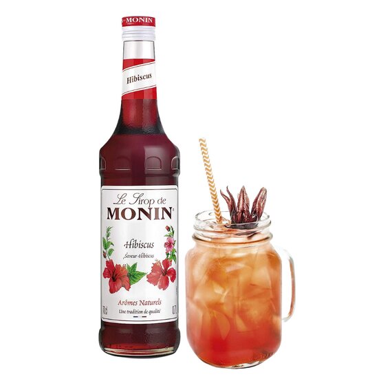 Сироп Monin Гібіскус 700 мл, зображення 4 Сироп Monin Гібіскус 700 мл, зображення 4