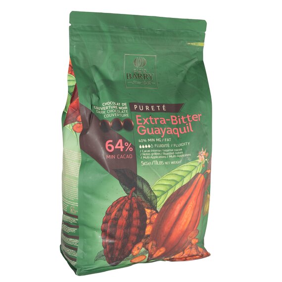 Темный шоколад Cacao Barry GUAYAQUIL 64% 5 кг, изображение 3