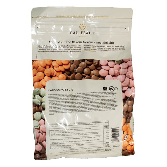 Шоколад со вкусом капучино Callebaut Cappuccino 2.5 кг, изображение 4