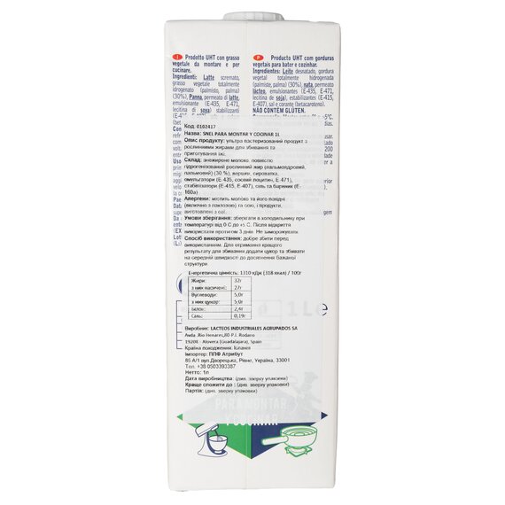 Вершки 30% Snel para montar y cocinar рослинні 1 л, зображення 4