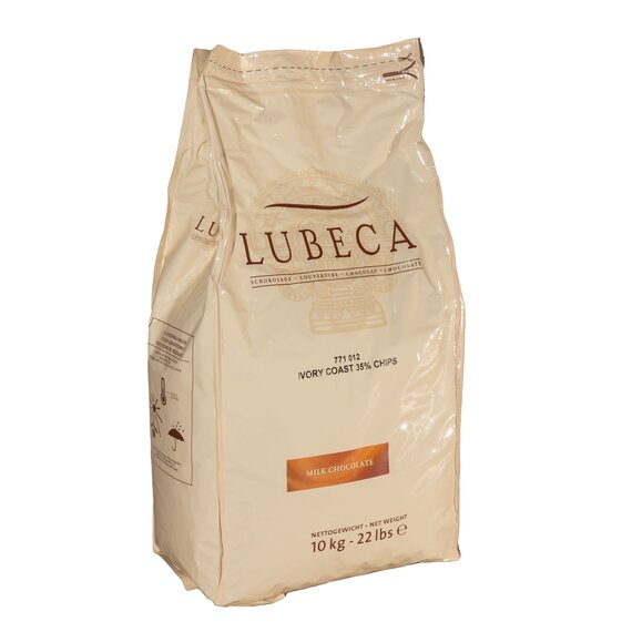 Молочний шоколад Lubeca IVORY COAST 35%, 10 кг, зображення 3