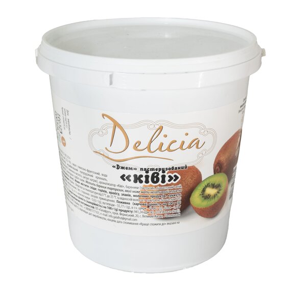 Джем Delicia Ківі зі шматочками фруктів 1 кг