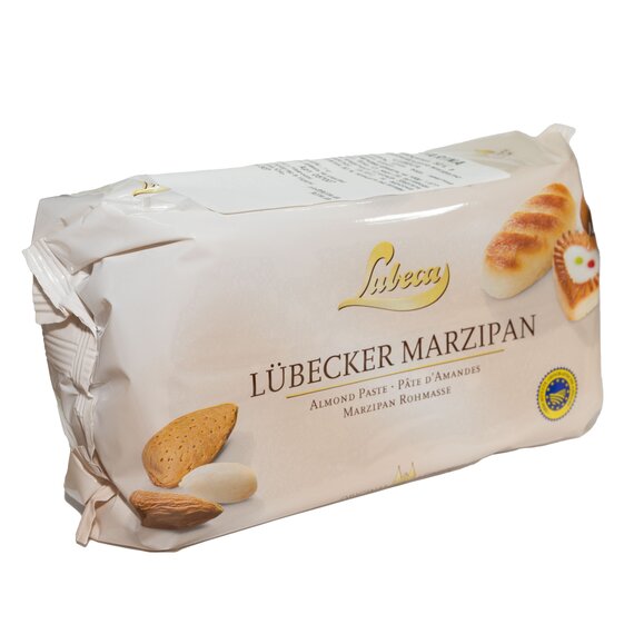 Марципановая миндальная паста Lubeca 52%, 1 кг, изображение 2