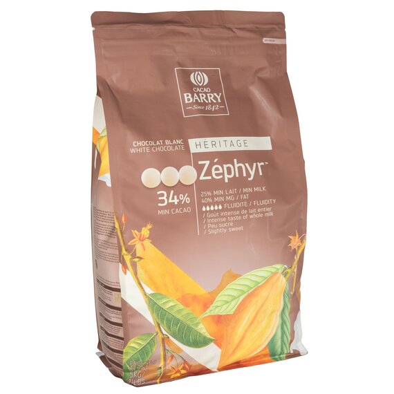 Білий шоколад Cacao Barry ZÉPHYR 34% 5 кг, зображення 3