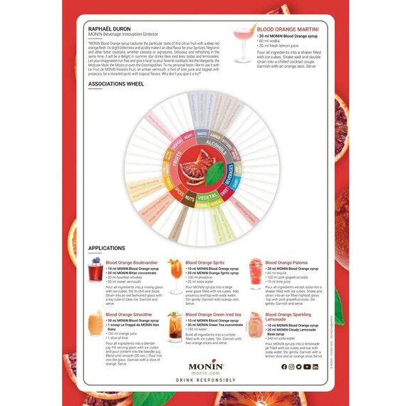 Сироп Monin Красный апельсин 700 мл, изображение 5