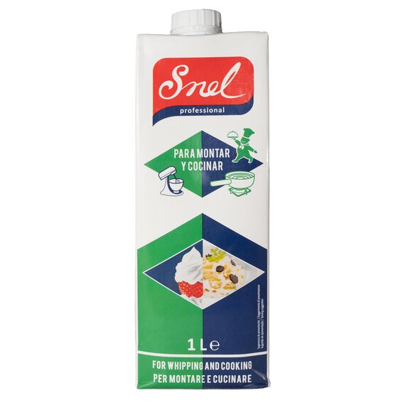 Сливки 30% Snel para montar y cocinar растительные 1 л