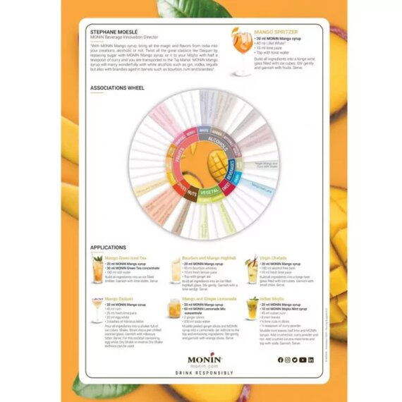Сироп Monin Манго 700 мл, изображение 4