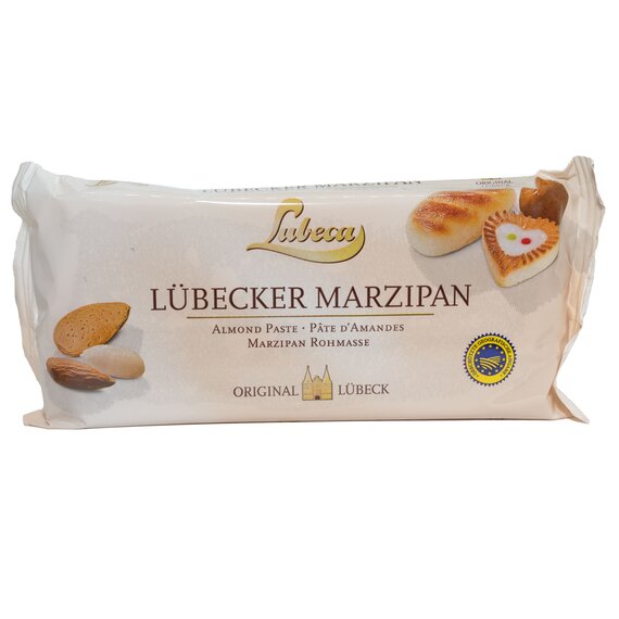 Марципановая миндальная паста Lubeca 52%, 200 г