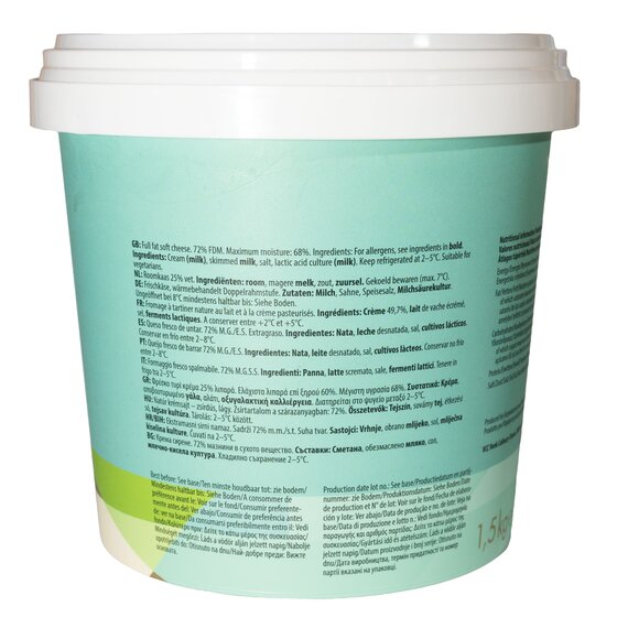 Крем-сир VCC вершковий 70% Natural Cream Cheese 1.5 кг, зображення 7