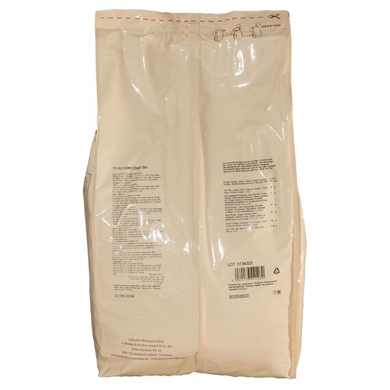 Молочний шоколад Lubeca IVORY COAST 35%, 10 кг, зображення 5