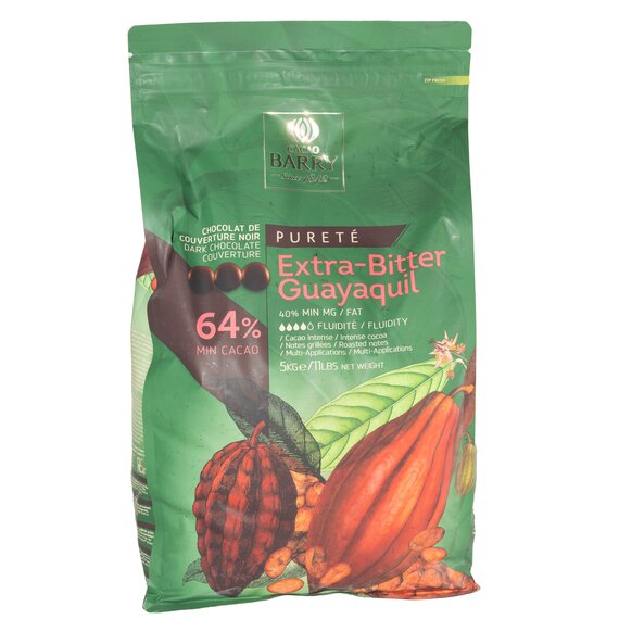 Темний шоколад Cacao Barry GUAYAQUIL 64% 1 кг