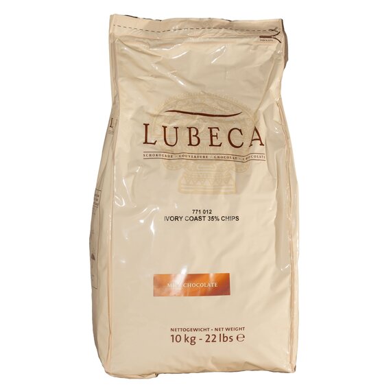 Молочний шоколад Lubeca IVORY COAST 35%, 1 кг