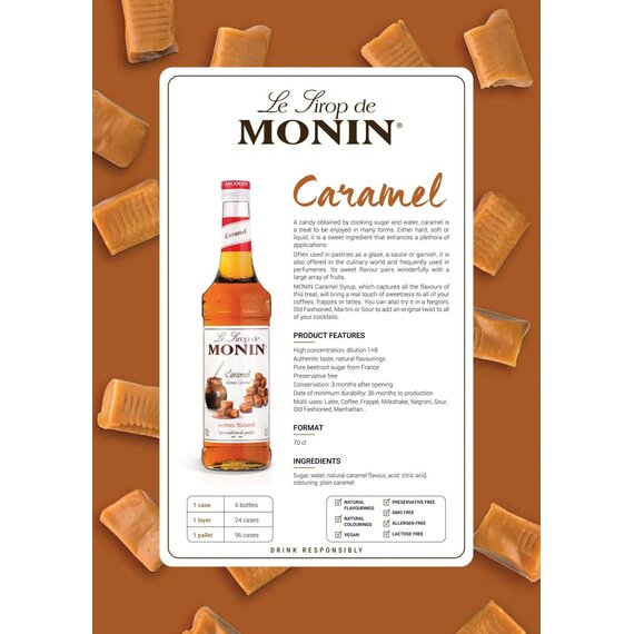 Сироп Monin Карамель 1 л, изображение 4 Сироп Monin Карамель 1 л, изображение 4