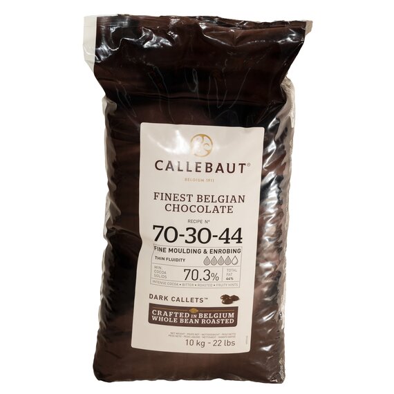 Черный Шоколад Callebaut №70-30-44 1 кг