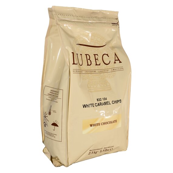 Карамельний шоколад Lubeca CARAMEL 32% 2.5 кг, зображення 4