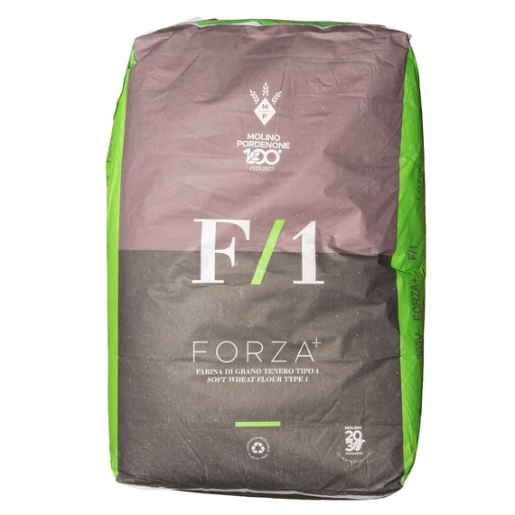 Італійське борошно для чіабати і піци Molino Pordenone F/1 Forza+ м'яких сортів тип 1, 25 кг