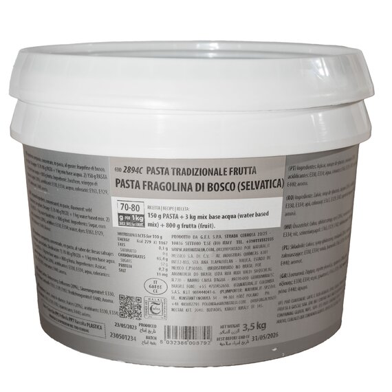 Аромпаста Aromitalia Земляника лесная 250 г, изображение 5