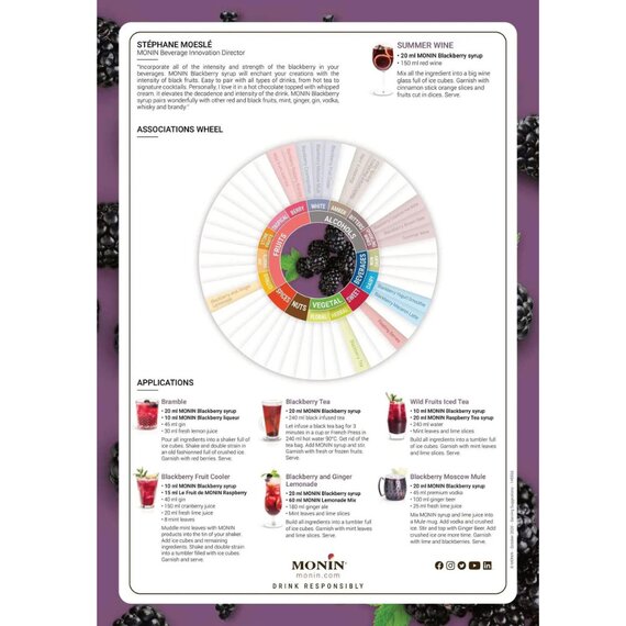 Сироп Monin Ежевика 700 мл, изображение 4