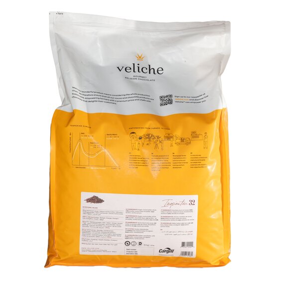 Молочний шоколад VELICHE MILK INSPIRATION 32% 10 кг, зображення 5