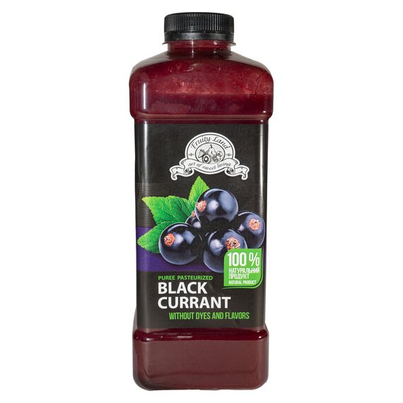 Пастеризованное пюре Fruity Land Черная смородина 1 кг, изображение 3