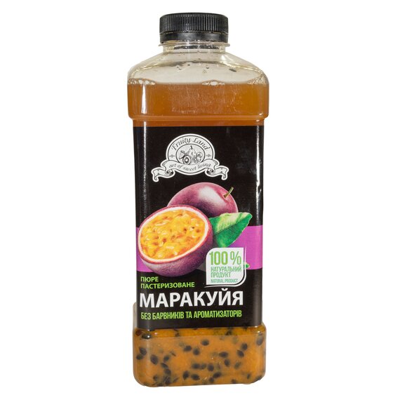 Пастеризоване пюре Fruity Land Маракуя з кісточкою 1 кг