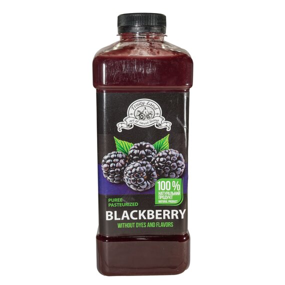 Пастеризоване пюре Fruity Land Ожина 1 кг, зображення 3