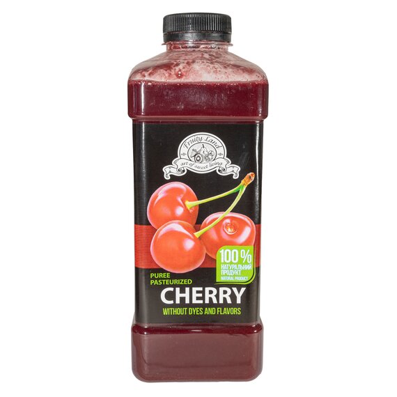 Пастеризоване пюре Fruity Land Вишня 1 кг, зображення 3
