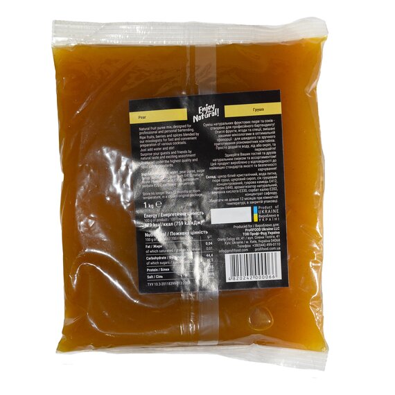 Основа для лимонада и чая (фруктовое пюре) Lemo Груша 1 кг, изображение 3