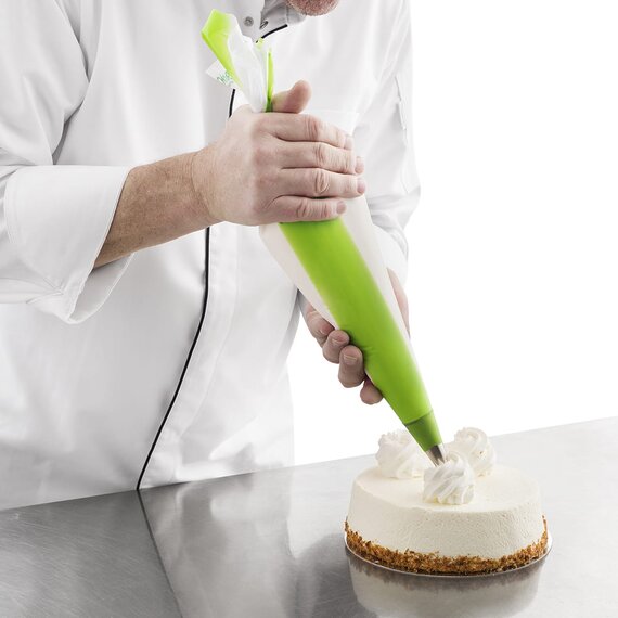 Мішки кондитерські силіконізовані ONE WAY Masterline Green Premium 53×28 см 100 шт, зображення 4