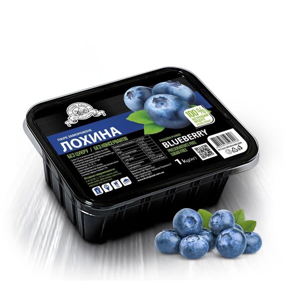 Заморожене пюре Fruity Land Лохина 1 кг