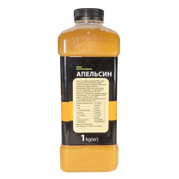 Пастеризованное пюре Fruity Land Апельсин 1 кг Пастеризованное пюре Fruity Land Апельсин 1 кг, изображение 2